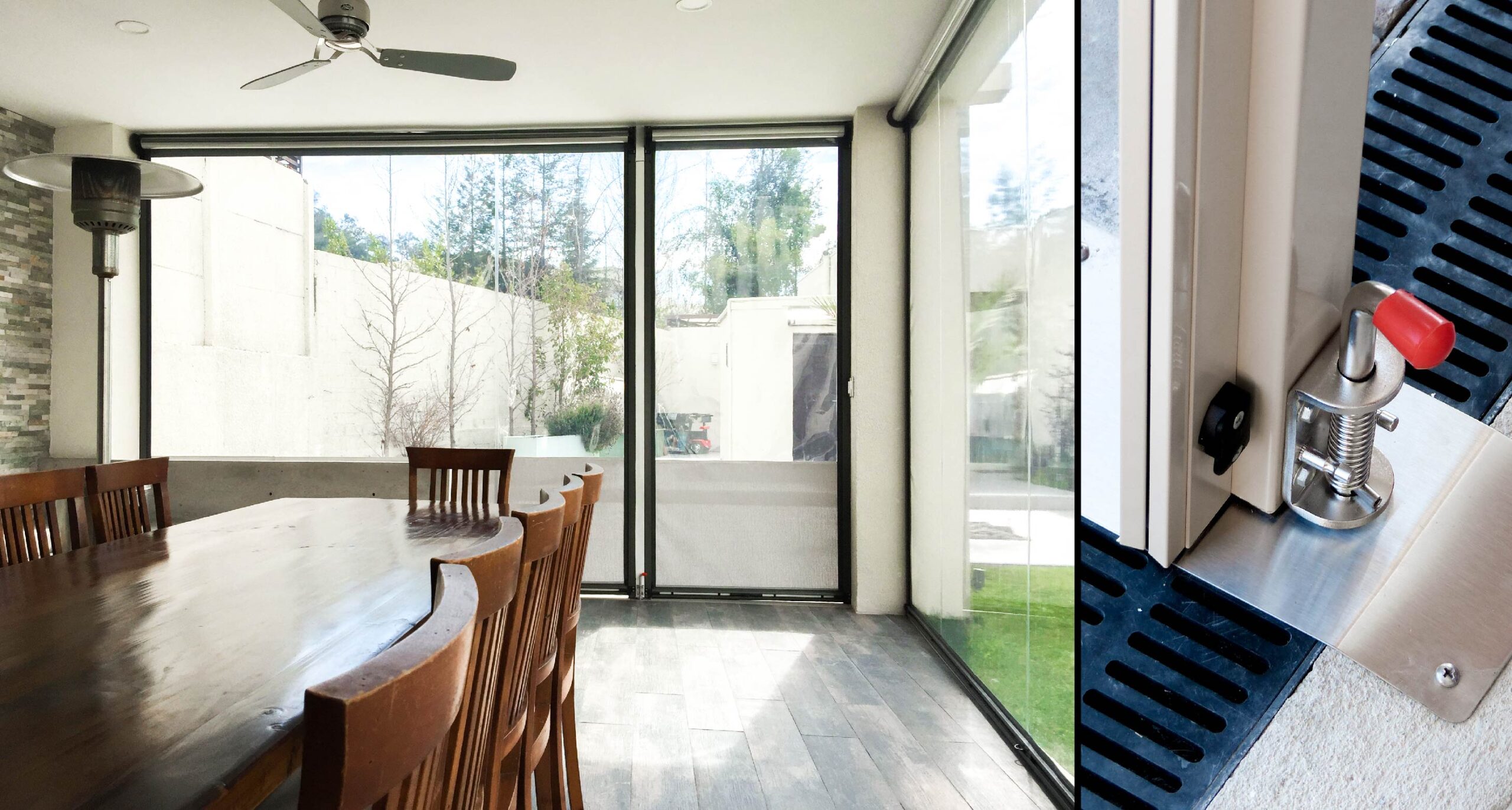 Remote control for motorised Ziptrak blinds